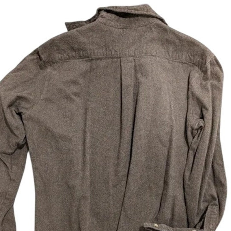 American Apparel Flannel Brown Button-up Shirt