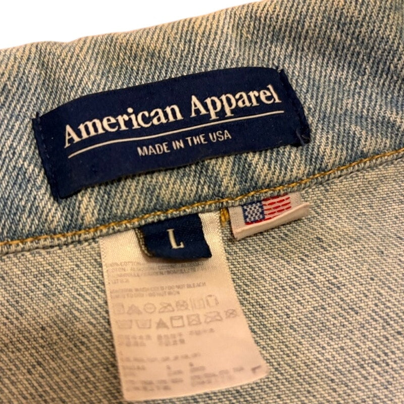 American Apparel Vintage Denim Jacket in Excellent Condition