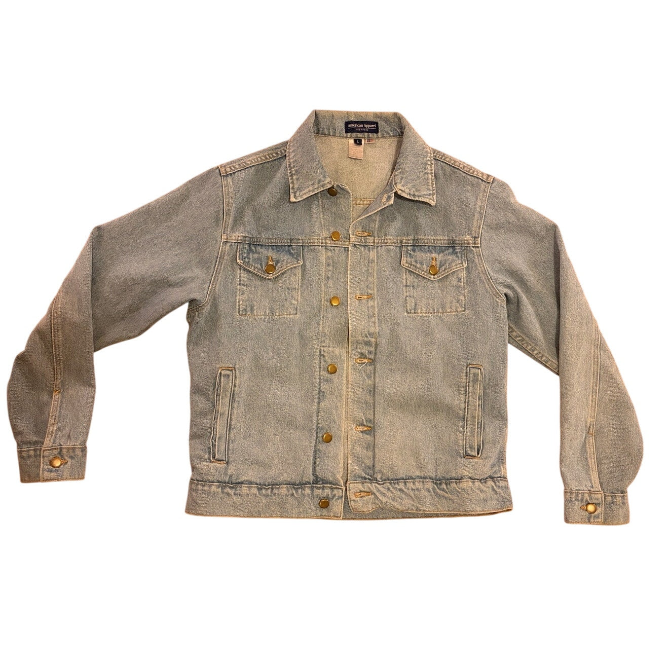 American Apparel Vintage Denim Jacket in Excellent Condition