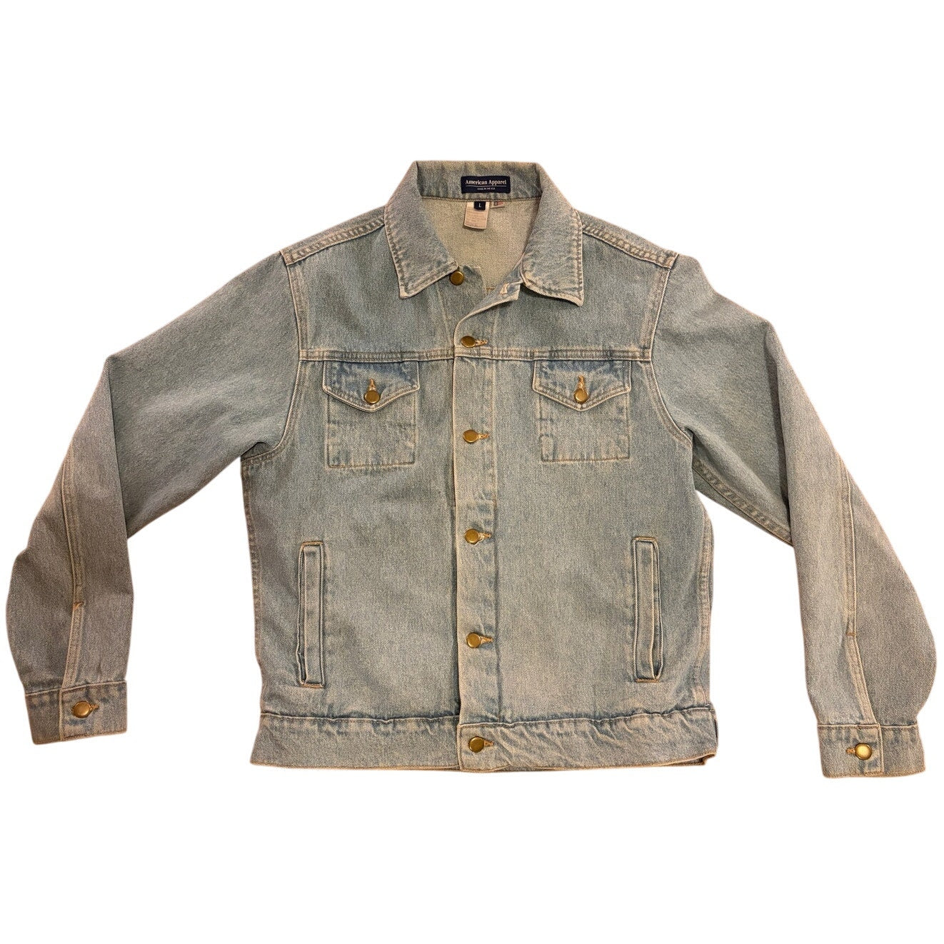 American Apparel Vintage Denim Jacket in Excellent Condition